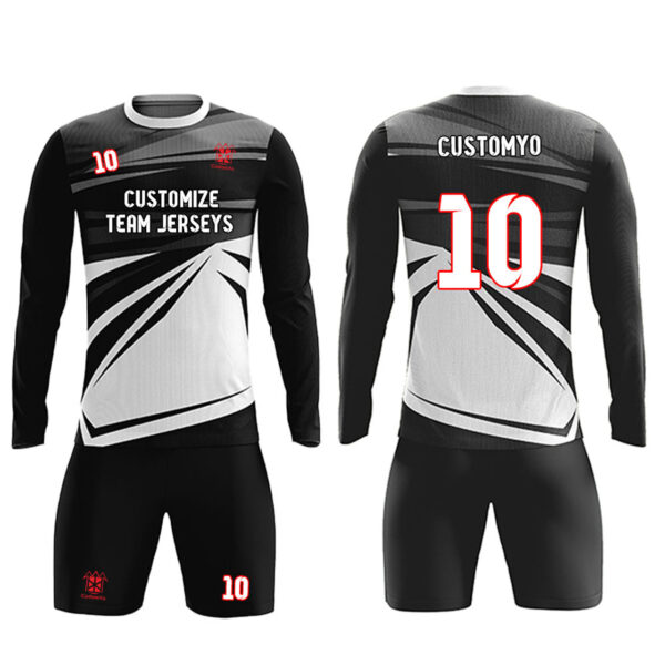 Custom Soccer Goalie Jersey Full Sublimated Club goalkeeper Uniform set Make Your Team Training Jerseys with name, number and logo900