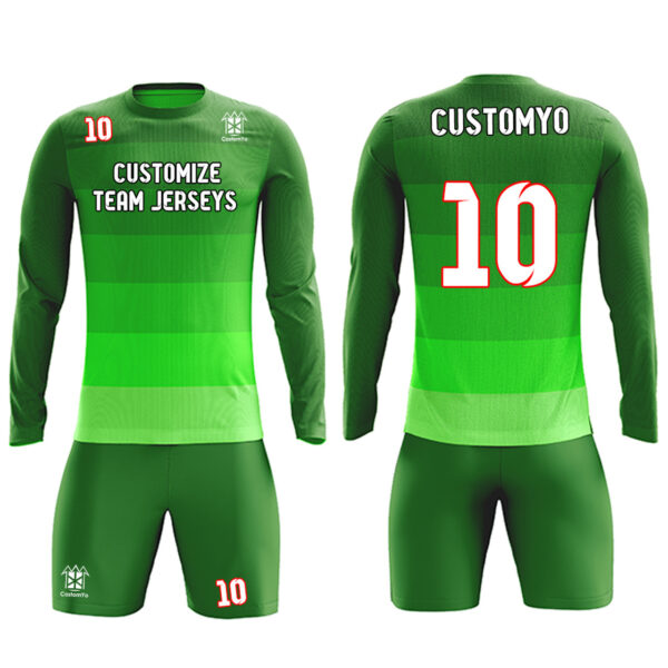 Custom Soccer Team Jerseys kits Full Sublimated Team name Player Names,Logo and Numbers  22